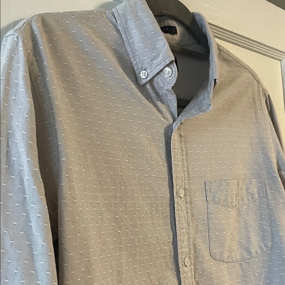 J. Crew Light Gray Button-Down Shirt